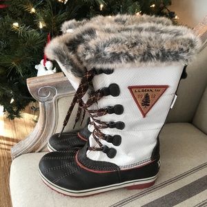 Fur-lined L.L. Bean boots